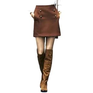 NEW FRANCO SARTO $270 Womens Cognac Brown Suede Over The Knee Riding Boots 6